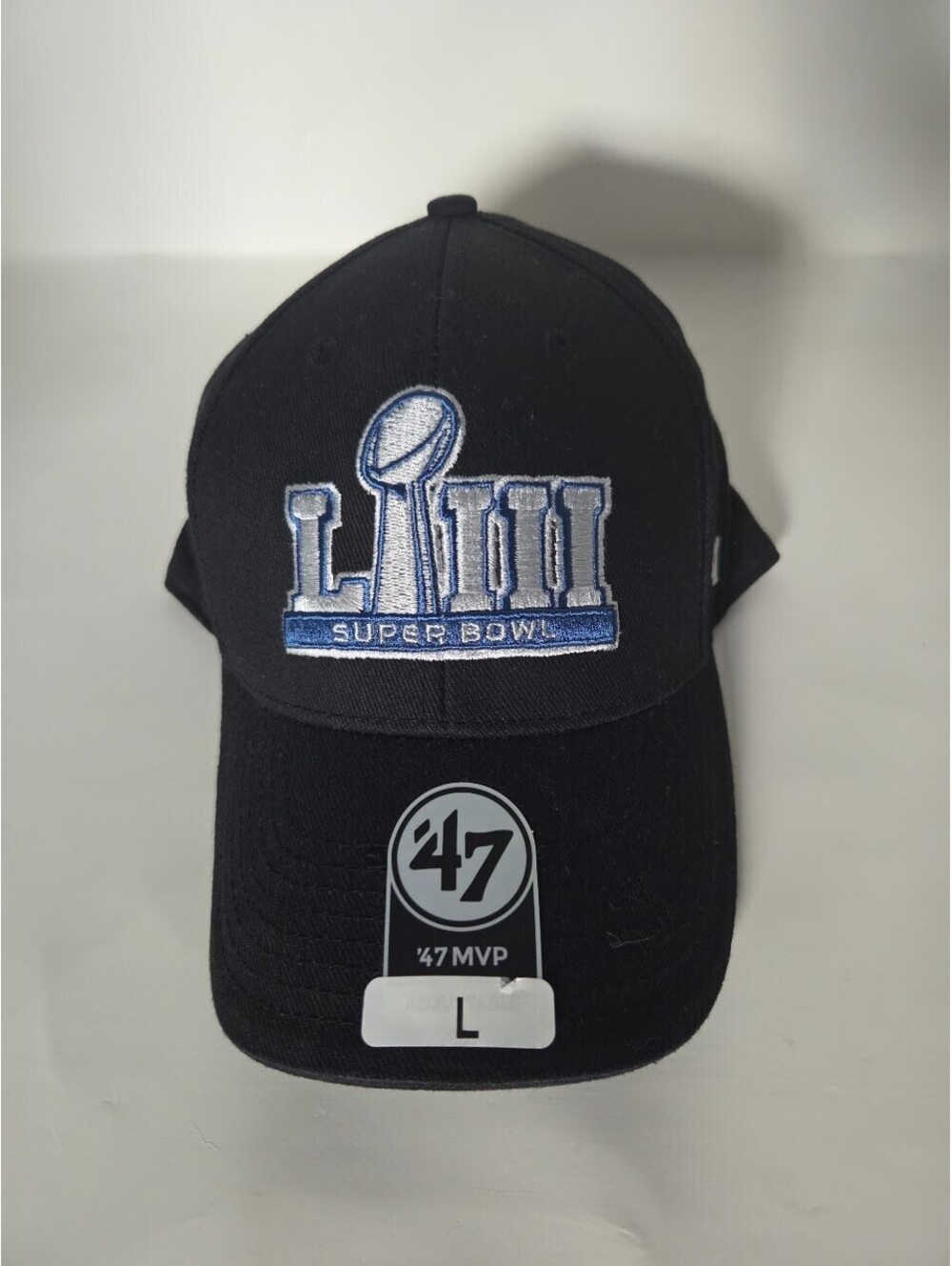 Super Bowl LIII Black Hat by ’47 Brand L Adjustable – NFL Licensed Atlanta 2019